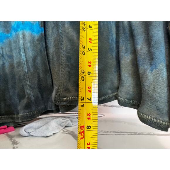 Barbara Lesser Women's Tie Dye Tank Cardigan 3 Button Blouse Size Small - Picture 6 of 7